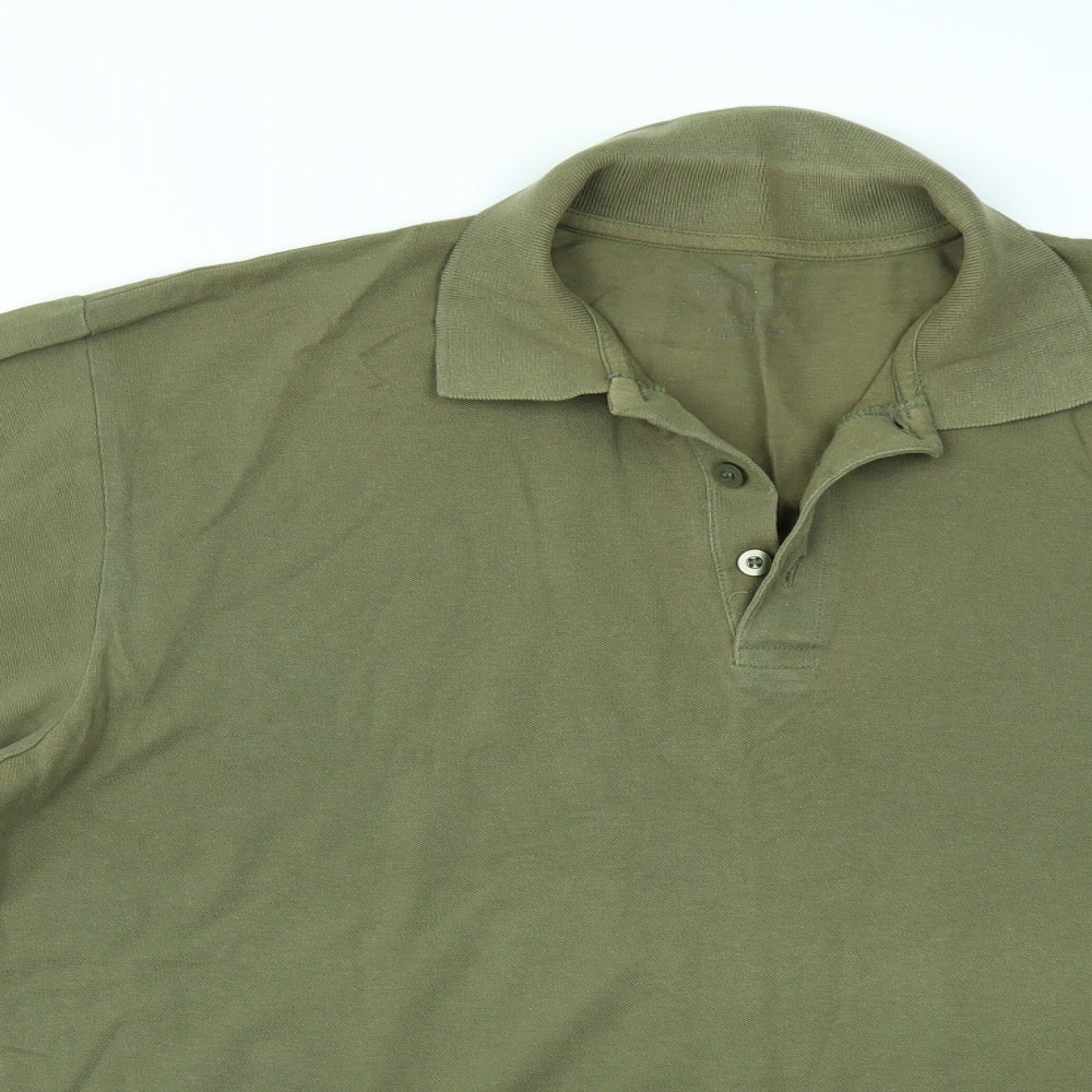 Marks and Spencer Mens Green    Polo Size XL