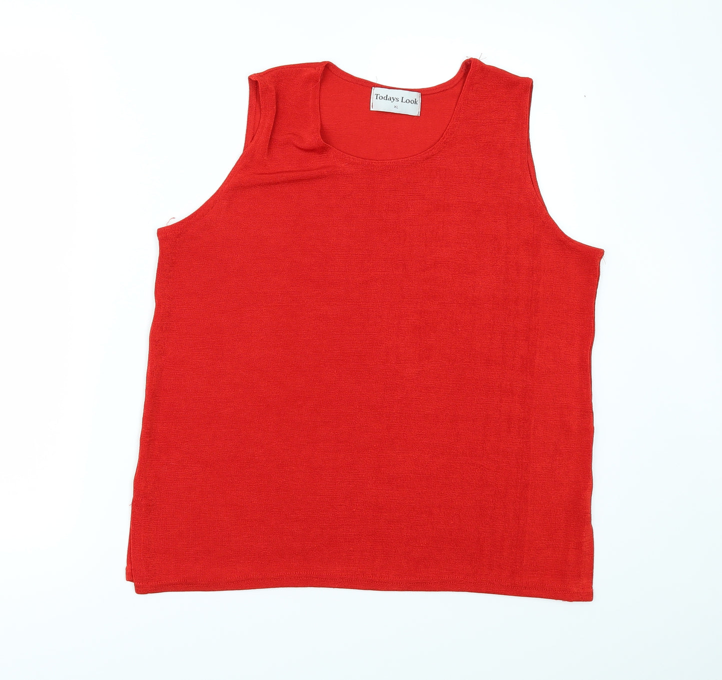 Todays Look Womens Red   Camisole T-Shirt Size XL