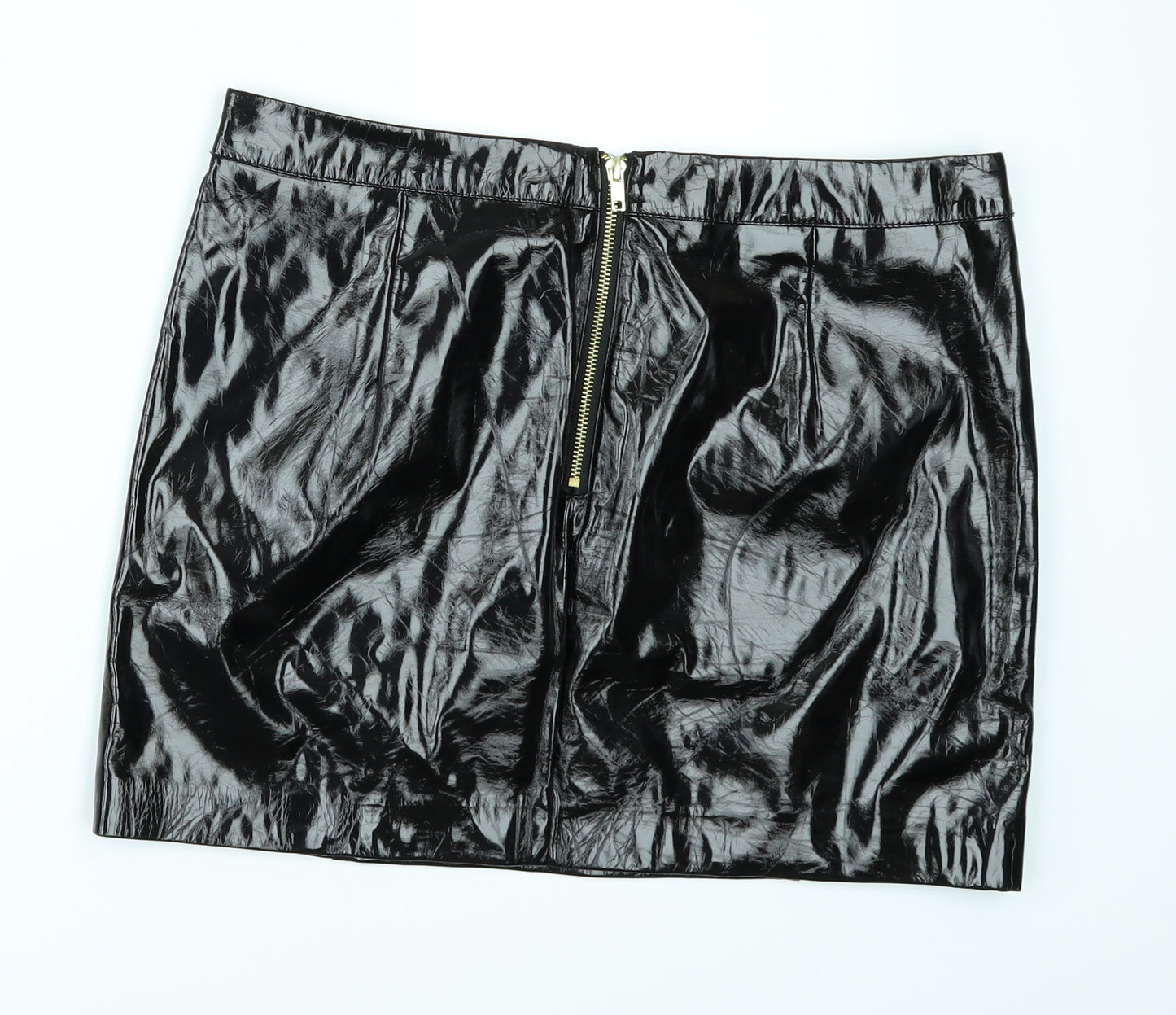 Topshop Womens Black   Mini Set Size 14  - leather look
