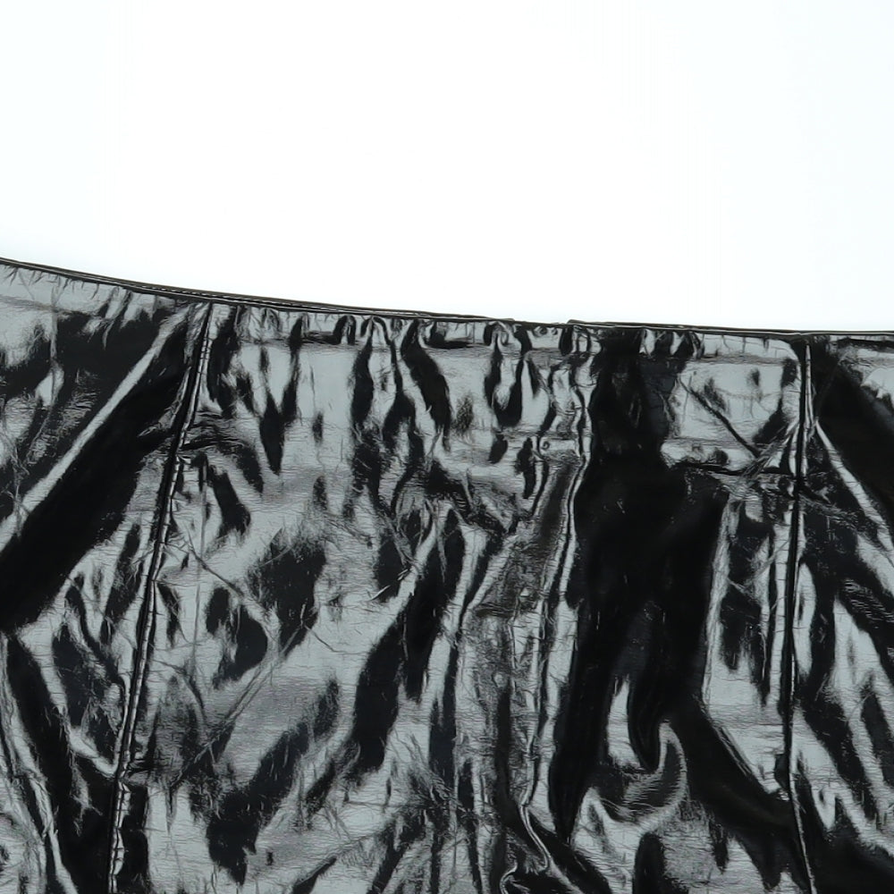 Topshop Womens Black   Mini Set Size 14  - leather look
