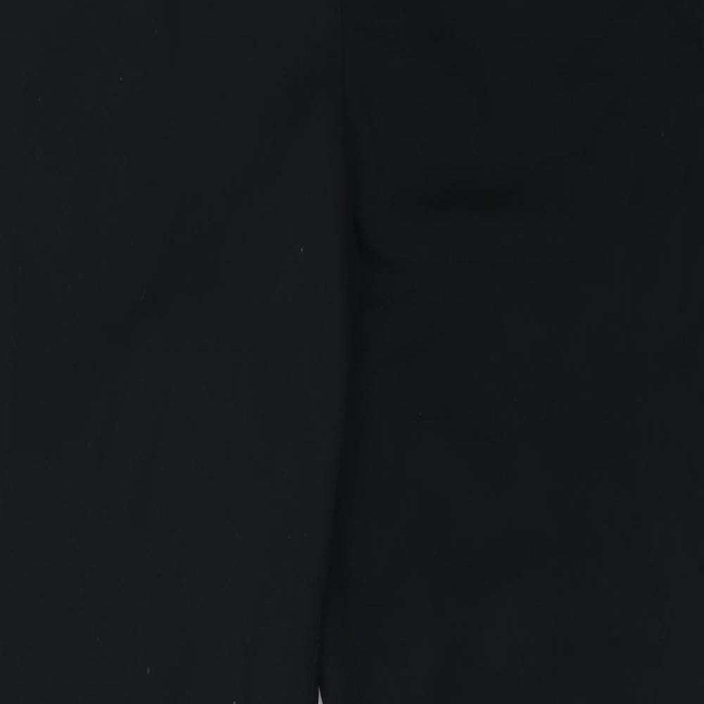 Sisley Womens Black   Trousers  Size 6 L29 in