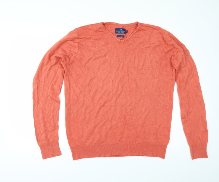 BHS Mens Red Pullover Jumper Size M