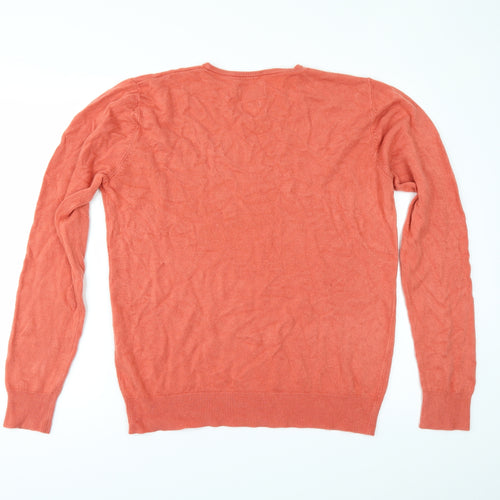 BHS Mens Red   Pullover Jumper Size M