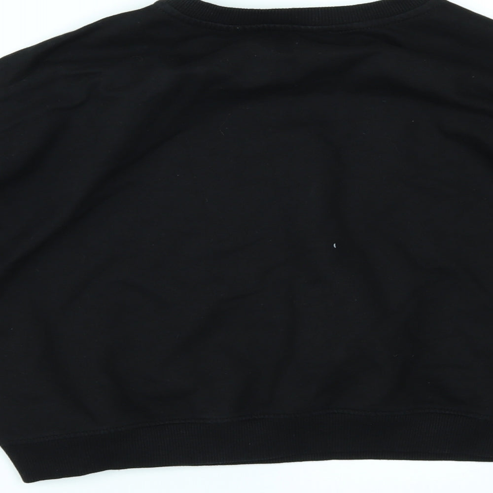 New Look Girls Black   Pullover Hoodie Size 12-13 Years