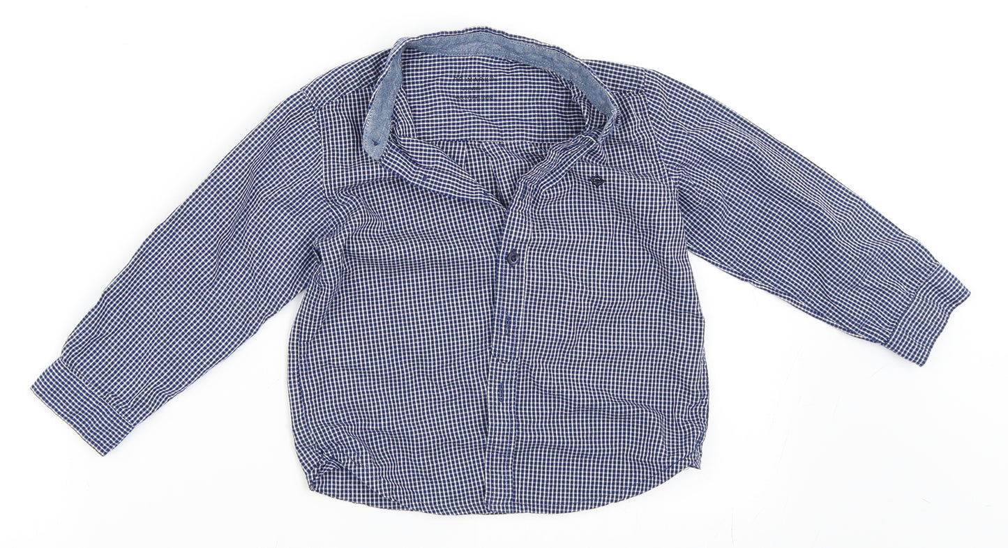 Primark Boys Blue   Basic Button-Up Size 2-3 Years