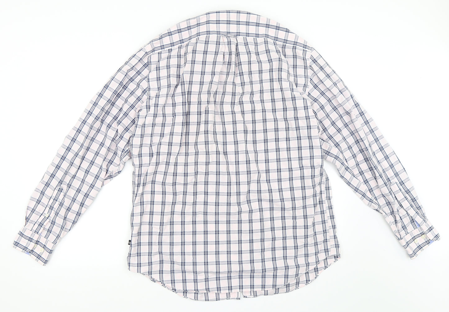Nautica Mens Pink Check   Button-Up Size M