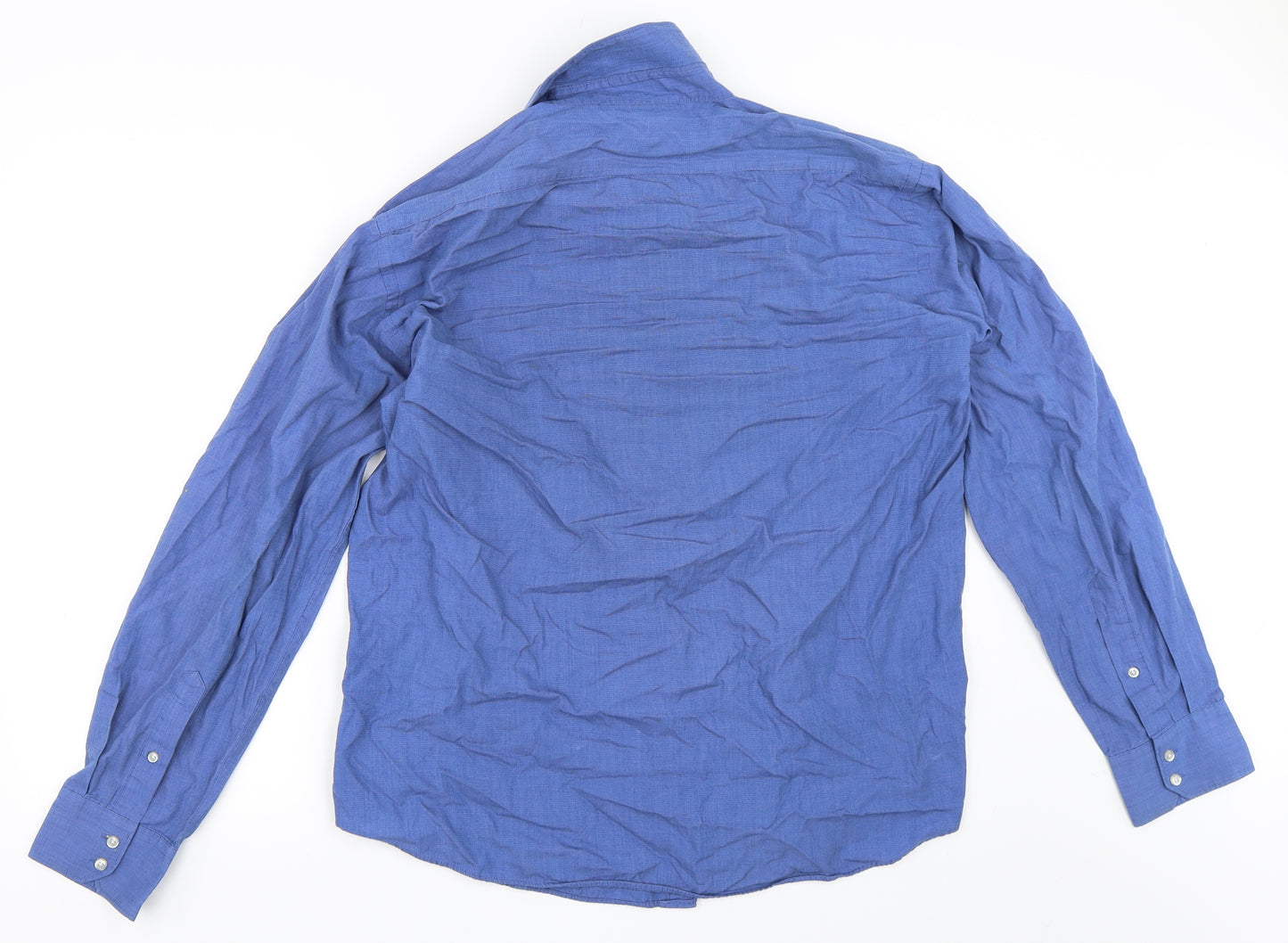 Taylor & Wright Mens Blue    Dress Shirt Size 17
