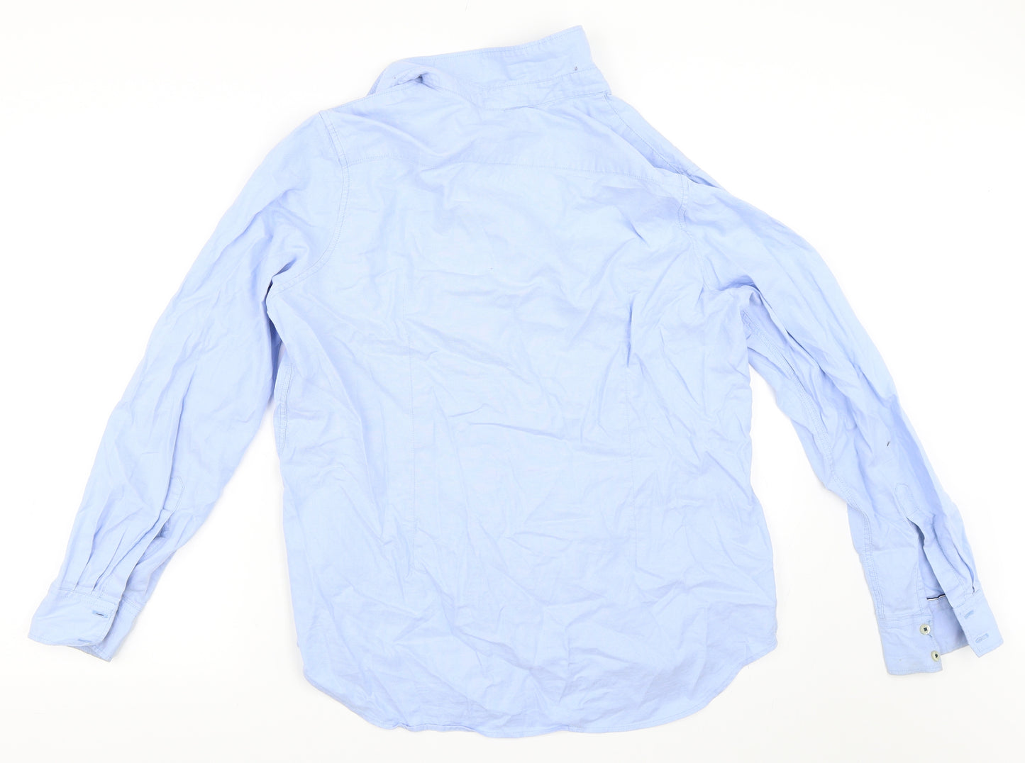 Marks and Spencer Womens Blue   Basic Button-Up Size 16