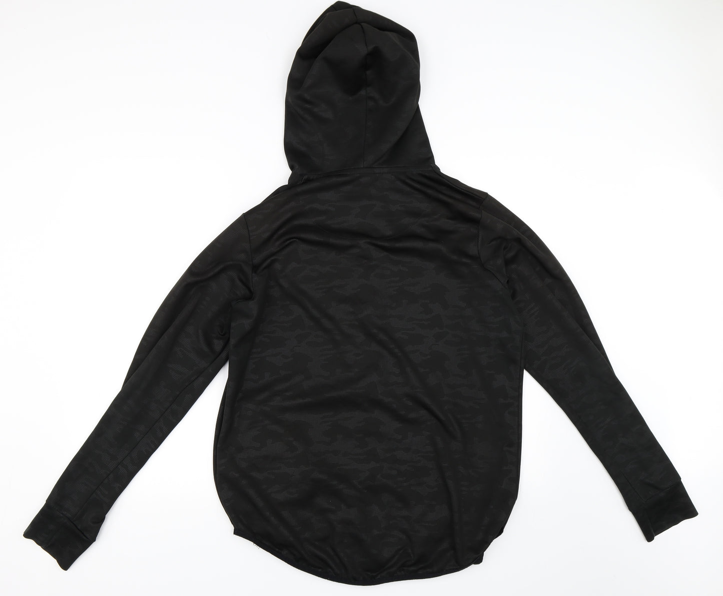 Supply & Demand Co. Mens Black Camouflage  Full Zip Hoodie Size XL