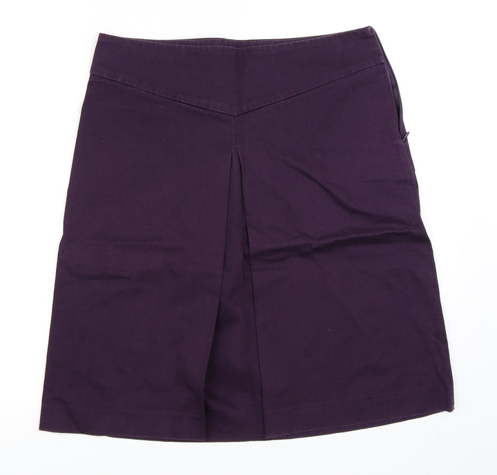 Zara Womens Purple A-Line Skirt Size M