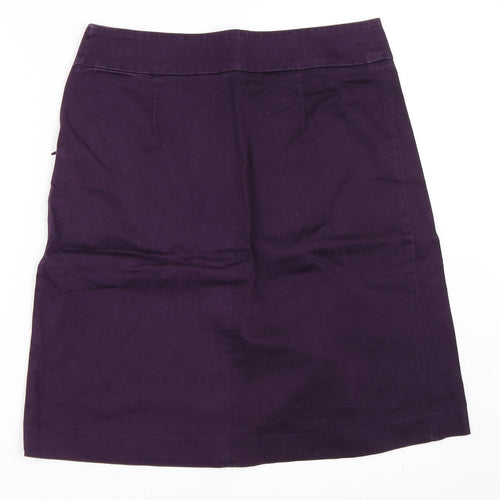 Zara Womens Purple   A-Line Skirt Size M
