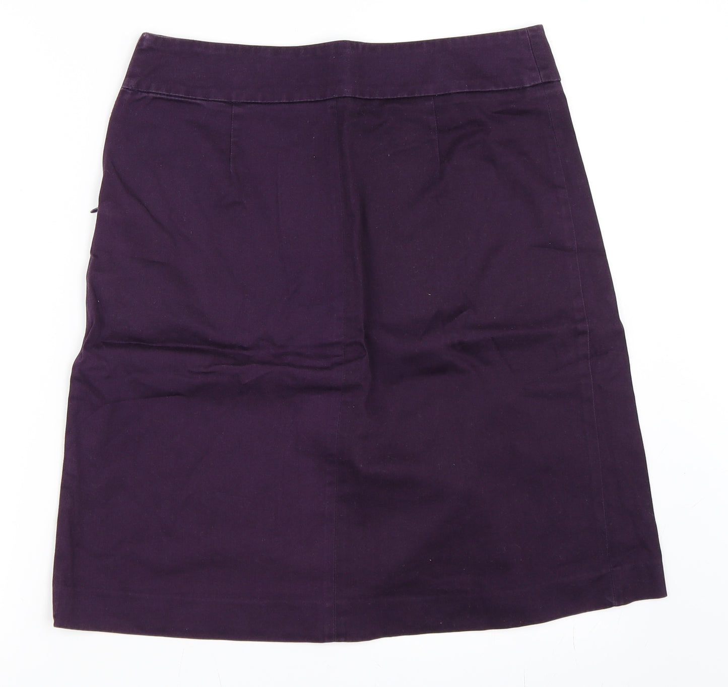 Zara Womens Purple   A-Line Skirt Size M