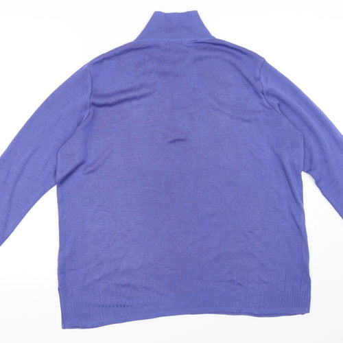 Sedagyl Womens Purple   Pullover Jumper Size 14