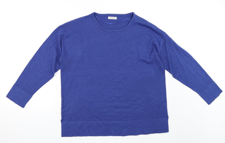 Damart Womens Blue Pullover Jumper Size 14