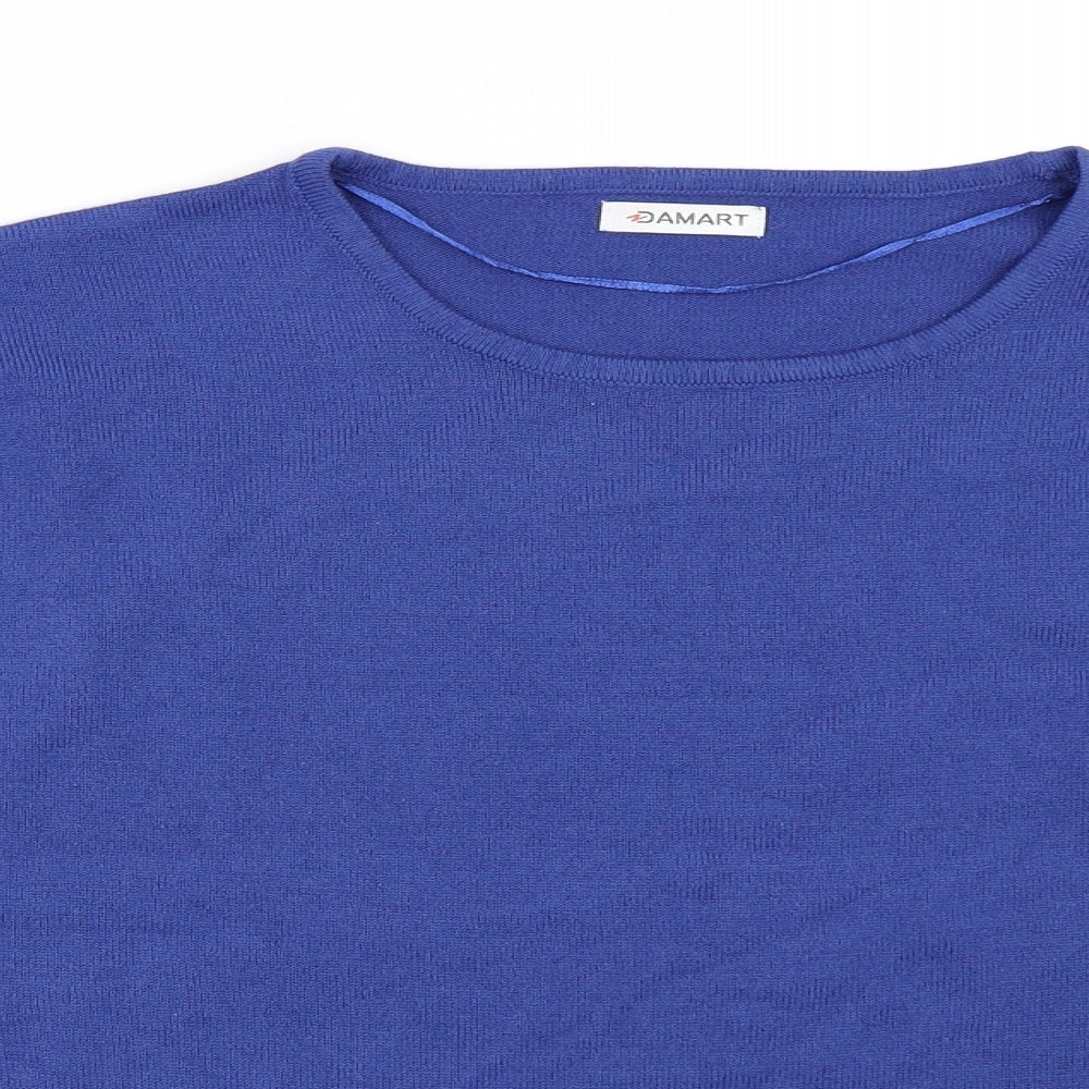 Damart Womens Blue   Pullover Jumper Size 14
