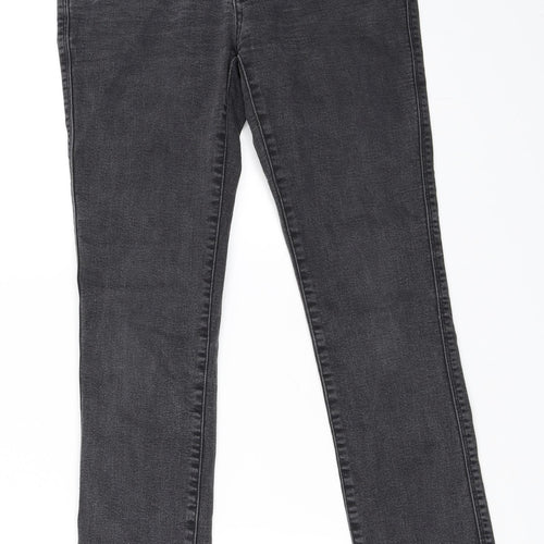 Zara Womens Grey  Denim Skinny Jeans Size 38 L28 in