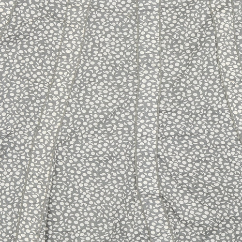 Adini Womens Grey   Flare Skirt Size L