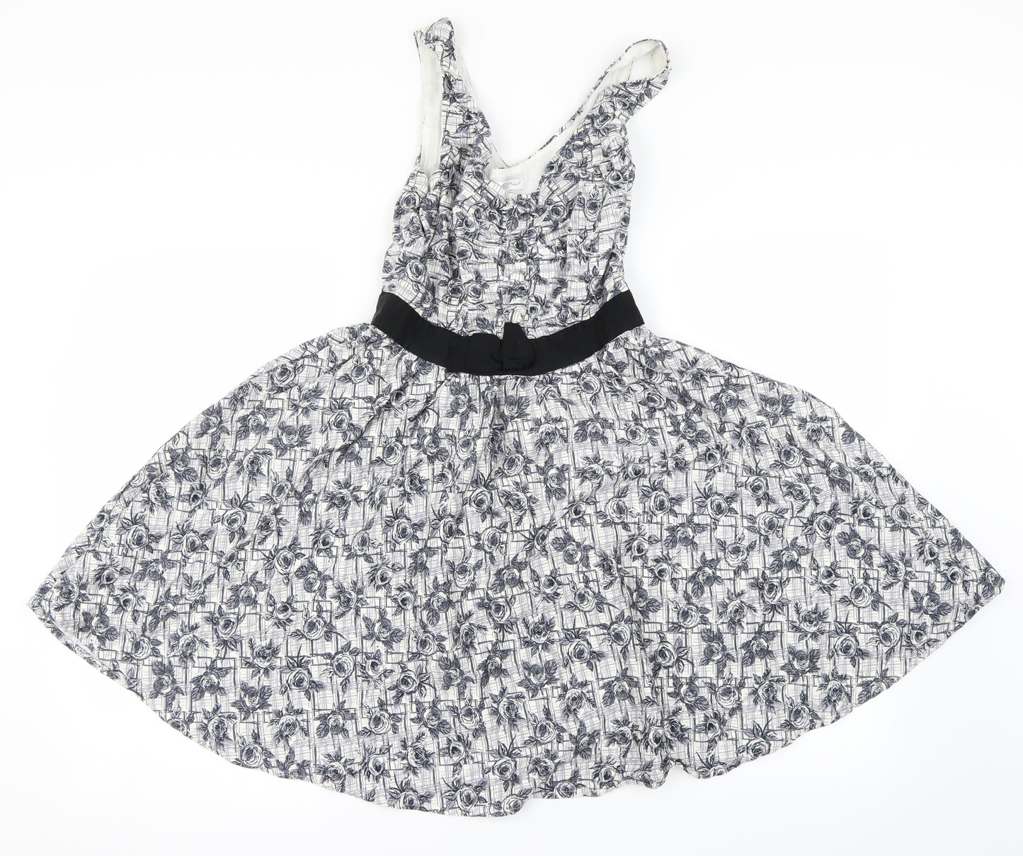 New Look Womens Grey   A-Line  Size 8