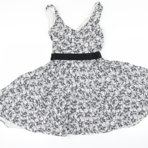 New Look Womens Grey   A-Line  Size 8