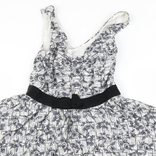 New Look Womens Grey   A-Line  Size 8