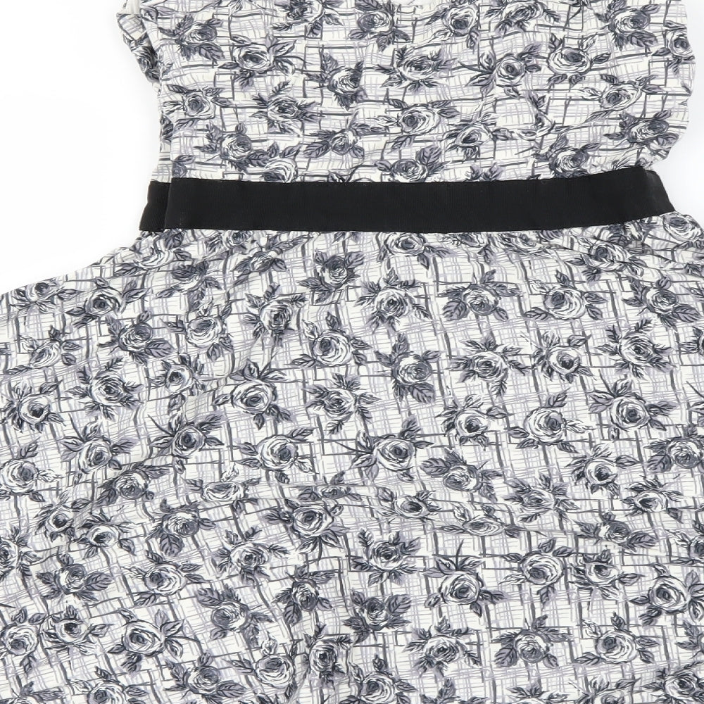 New Look Womens Grey   A-Line  Size 8