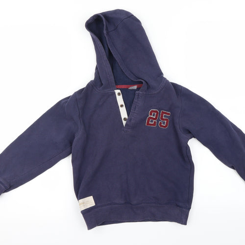 Carter Boys Blue   Henley Hoodie Size 7 Years