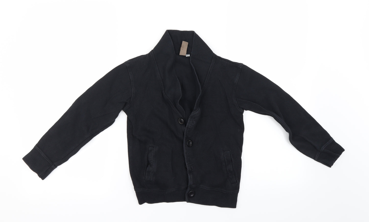 Urban Outlaws  Boys Black   Cardigan Jumper Size 7-8 Years
