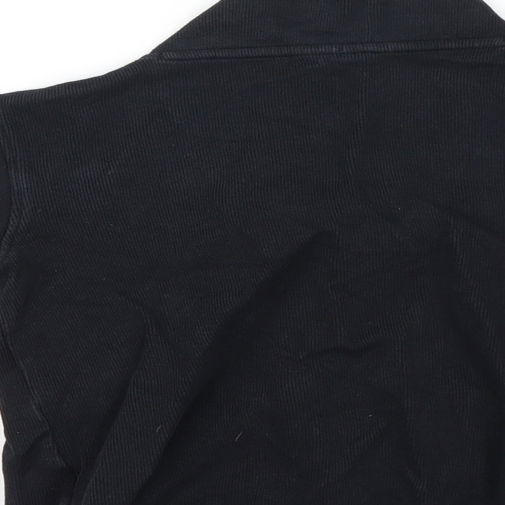 Urban Outlaws  Boys Black   Cardigan Jumper Size 7-8 Years