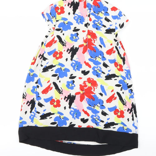 Preworn Girls White   Fit & Flare  Size 7-8 Years