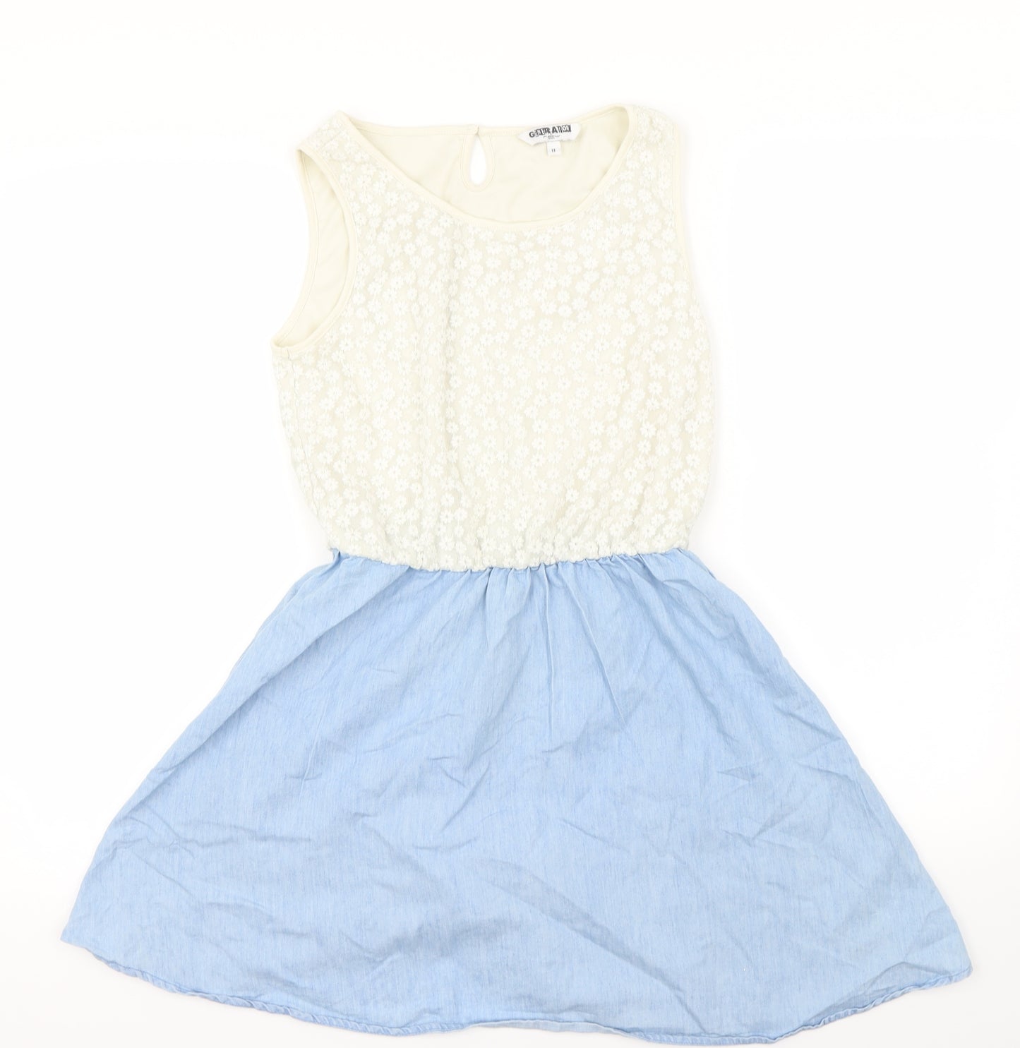 New Look Girls Blue   A-Line  Size 13 Years