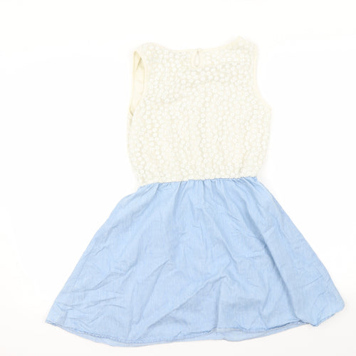 New Look Girls Blue   A-Line  Size 13 Years