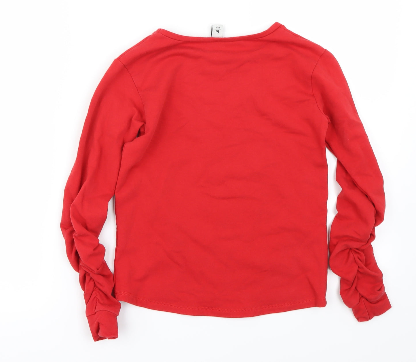 TU Girls Red   Pullover Jumper Size 9 Years