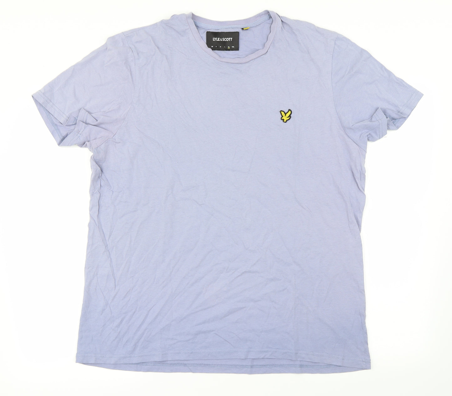 Lyle & Scott Mens Purple    T-Shirt Size XL
