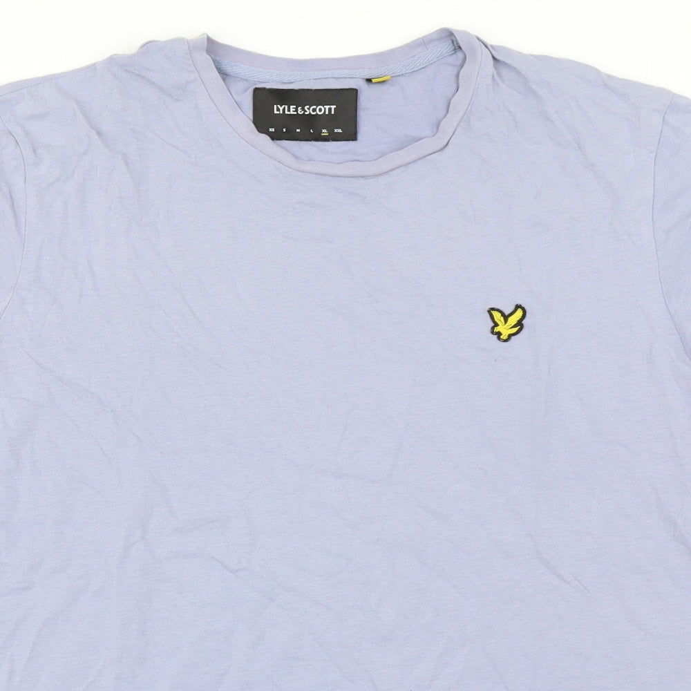 Lyle & Scott Mens Purple    T-Shirt Size XL