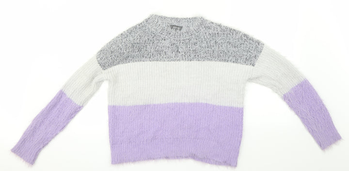 Primark Womens Purple   Pullover Jumper Size S