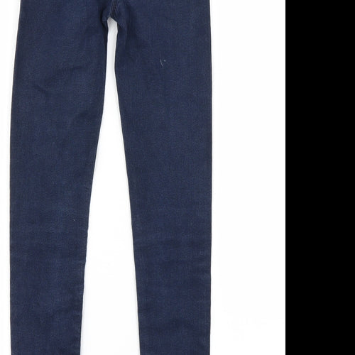 Preworn Girls Blue   Skinny Jeans Size 12 Years