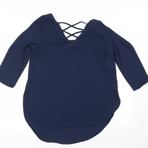 Atmosphere Womens Blue   Basic Blouse Size 8
