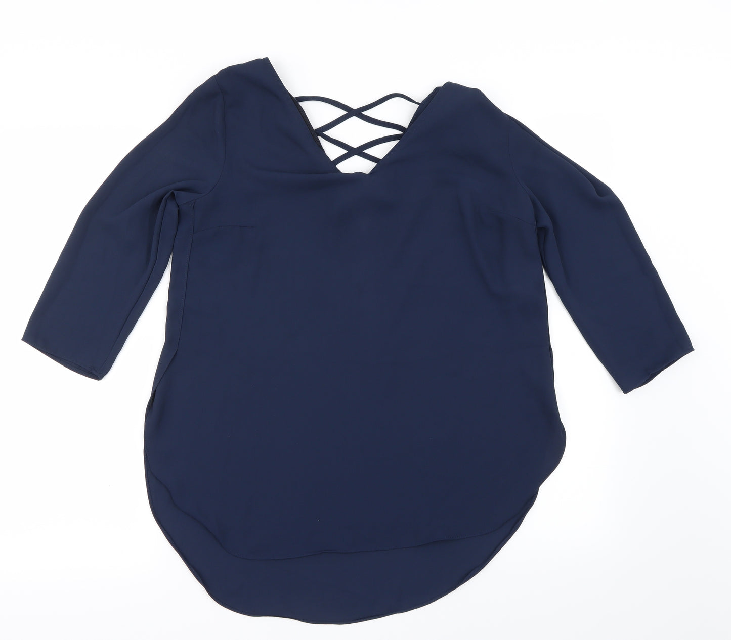 Atmosphere Womens Blue   Basic Blouse Size 8