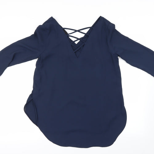 Atmosphere Womens Blue   Basic Blouse Size 8