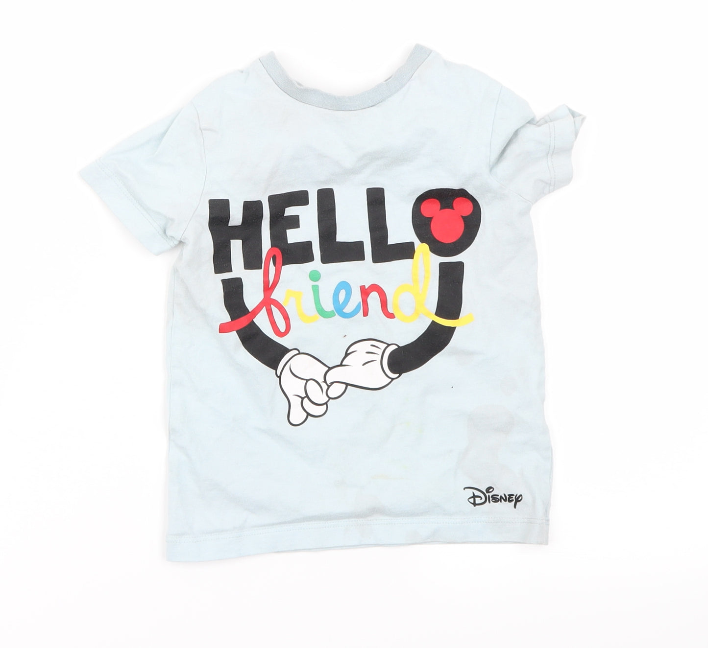 George Boys Blue   Basic T-Shirt Size 2-3 Years