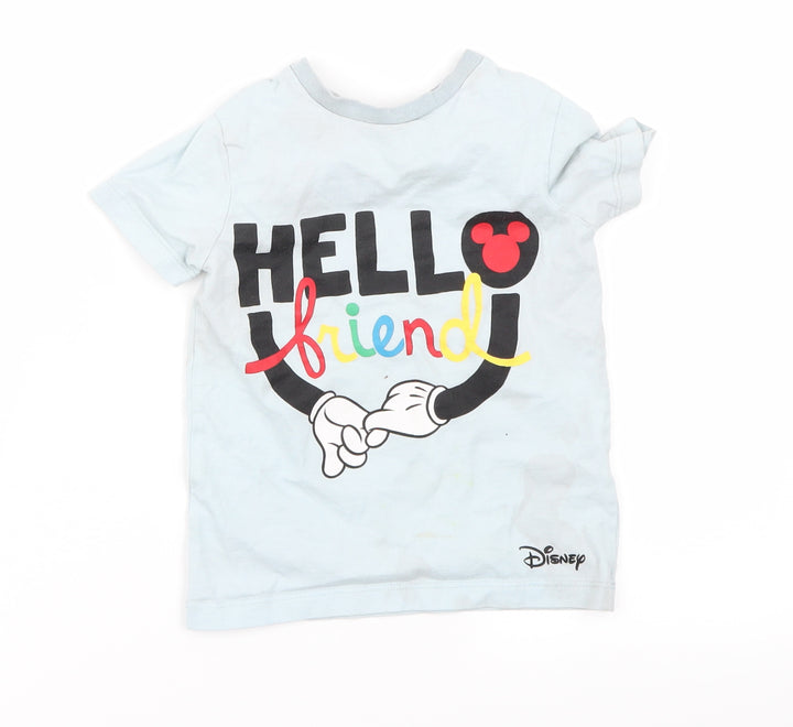 George Boys Blue   Basic T-Shirt Size 2-3 Years