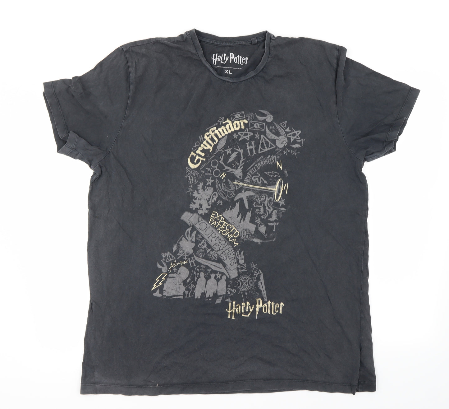 Harry Potter Mens Grey    T-Shirt Size XL