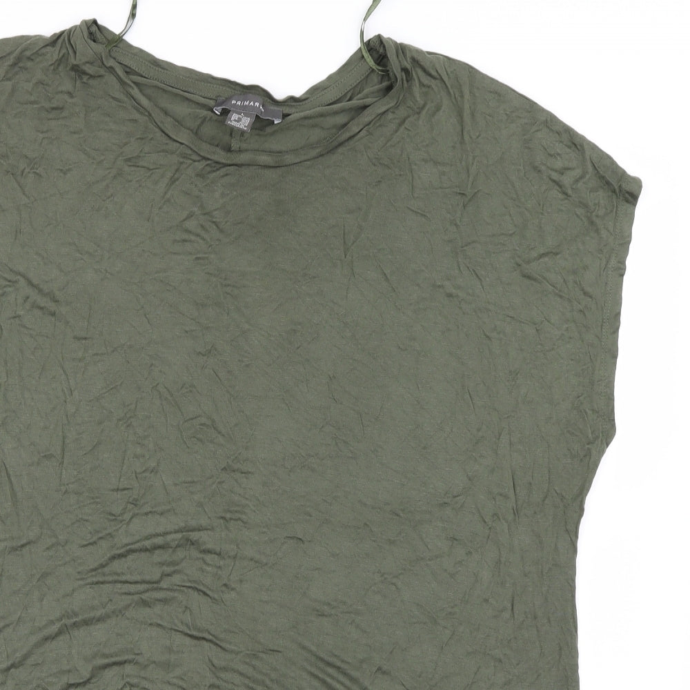 Primark Womens Green   Basic T-Shirt Size L