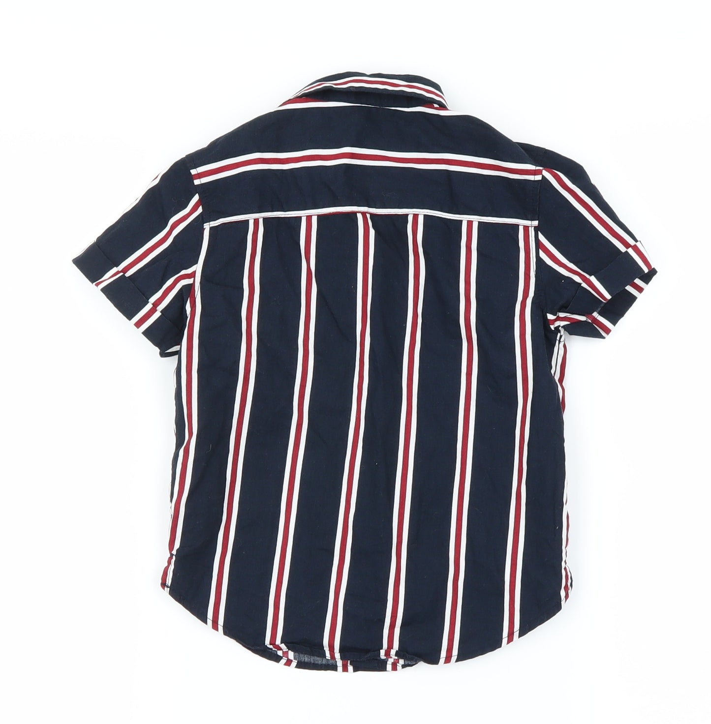 Primark Boys Black Striped  Basic Button-Up Size 2-3 Years