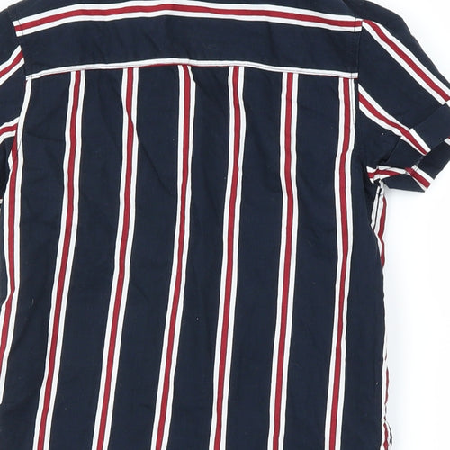Primark Boys Black Striped  Basic Button-Up Size 2-3 Years