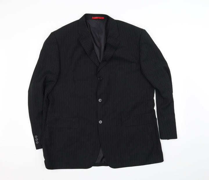 Burton Mens Black Jacket Suit Jacket Size 44