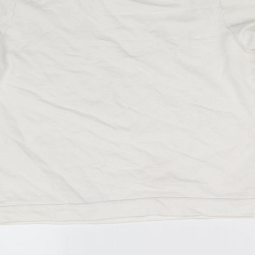 pimkle Womens White   Pullover Sweatshirt Size M