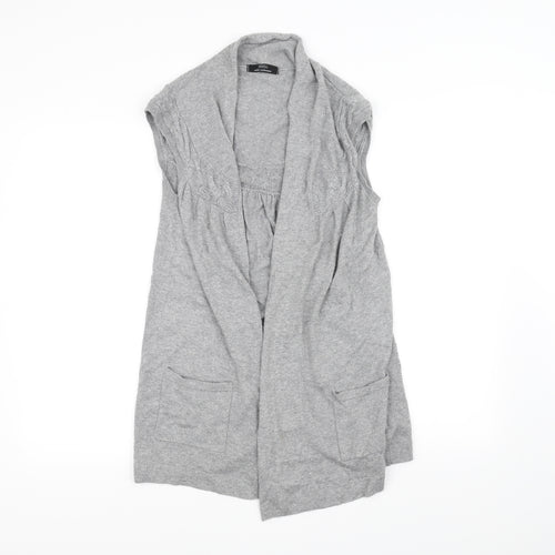 Marks and Spencer Womens Grey   Cardigan Jumper Size 12