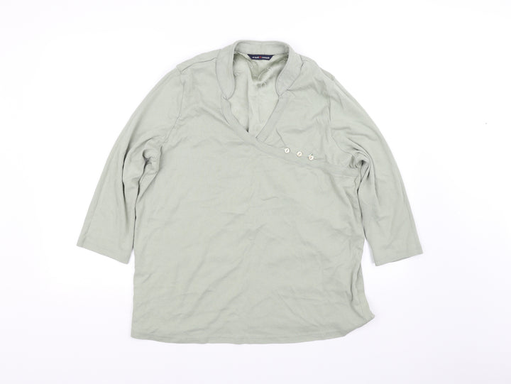 east coat Mens Green T-Shirt Size 22