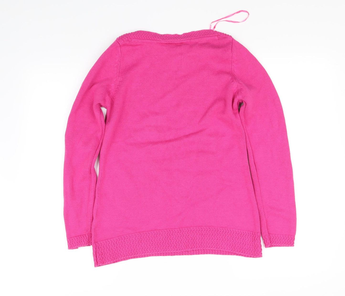 Love knitwear Womens Pink   Pullover Sweatshirt Size 8